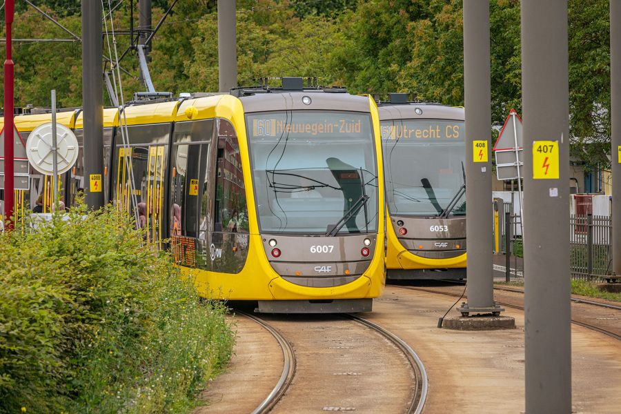 Trams in City Nieuwegein
