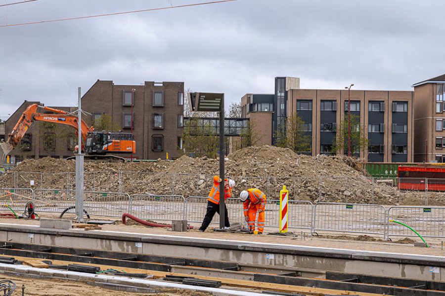 Werkzaamheden tramhalte