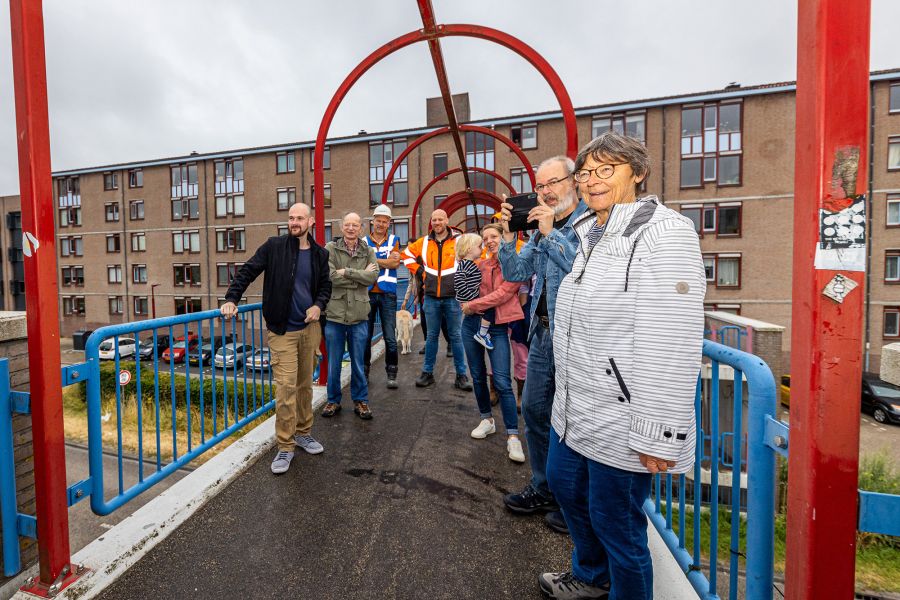 Opening uitkijkpunt Weverbrug