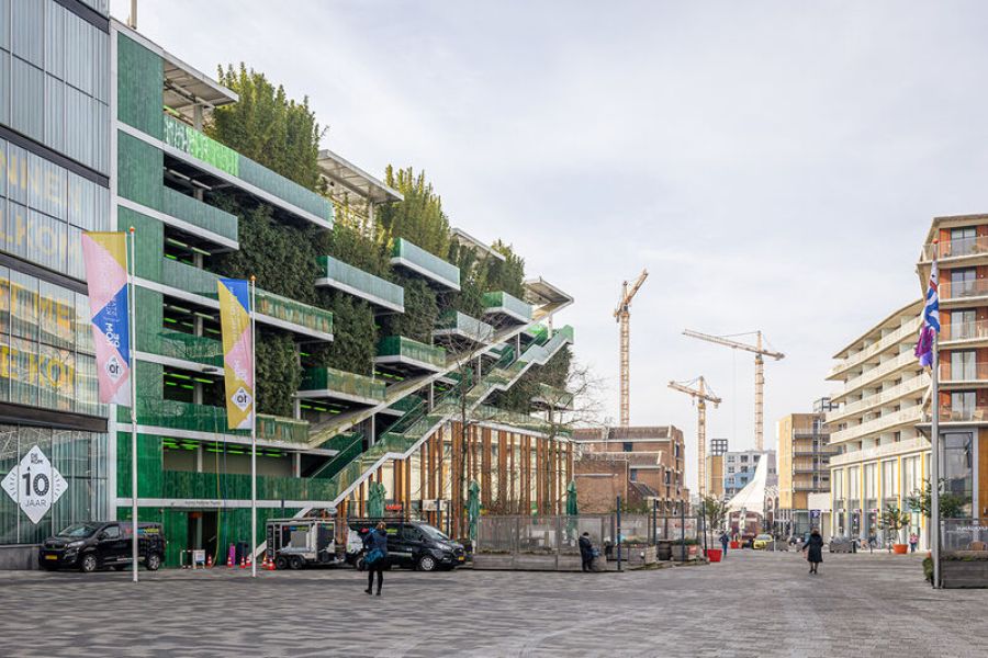 Illustratie Zonnepanelen parkeergarage Theater