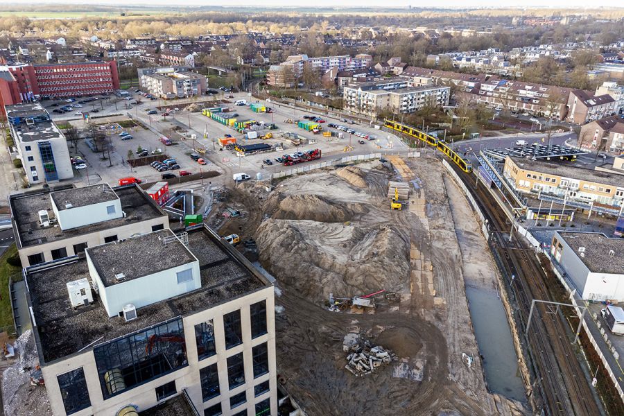 Luchtfoto Stationsgebied