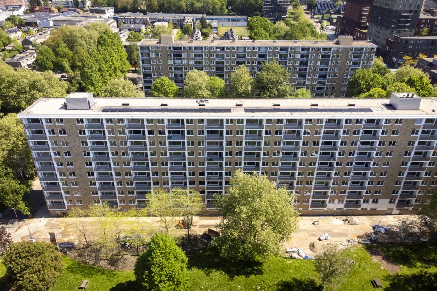 Vernieuwing park in City
