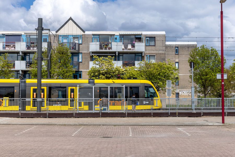 Tram bij tijdelijke tramhalte