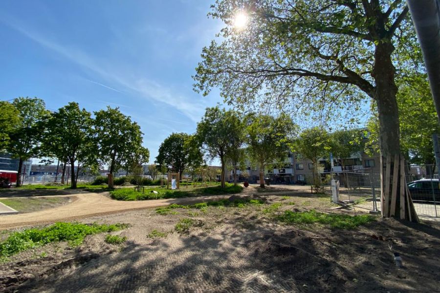 Vernieuwing park in City