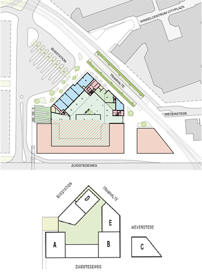 Plattegrond Stationsgebied